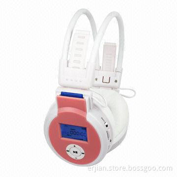 Promotional Headphones, Supports SD Card, FM Radio, Line in/Out Function